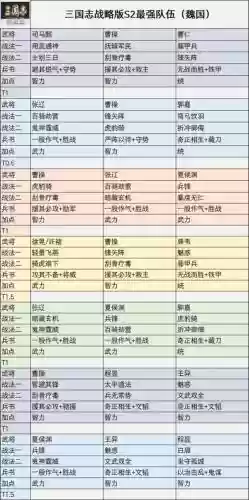 智武阵容搭配插图