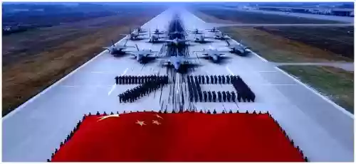 阅兵飞机阵容插图