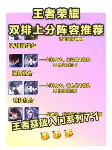 谁是高手阵容搭配插图