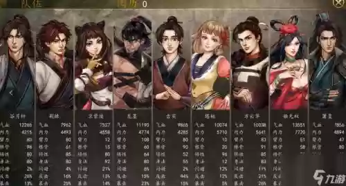 侠客前传阵容插图
