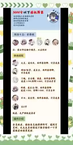 挂机结节阵容插图