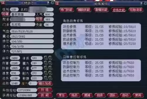 梦幻西游4力1敏五庄插图