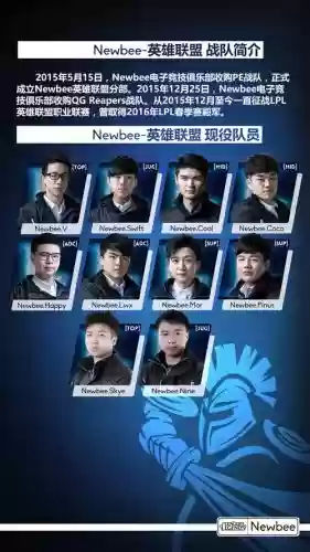 newbee赛季阵容插图