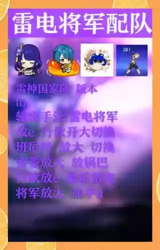 打雷神阵容搭配插图